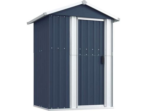 vidaXL - Tuinschuur - 126x97,5x177 - cm - gegalvaniseerd -, Tuin en Terras, Tuinbeelden, Zo goed als nieuw, Verzenden