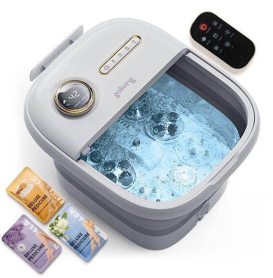 2dekans | Goliving Automatische Voetenbad - Incl. 3x Badzout, Sport en Fitness, Massageproducten, Ophalen of Verzenden