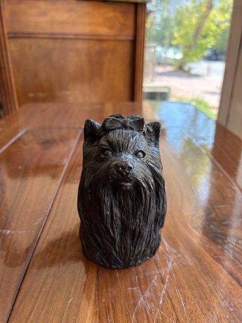 sculptuur, Douglas Grey “Yorkie” Sculpture - 10 cm - Brons, Antiek en Kunst, Curiosa en Brocante