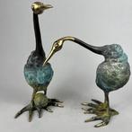 Iwa Kraj - 2 birds „waiting” - (Bronze), Antiek en Kunst