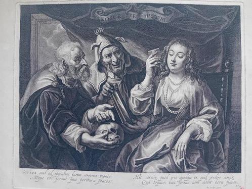 Jacob Jordaens (1593-1678), after - Allégorie de la vanité, Antiek en Kunst, Antiek | Overige Antiek