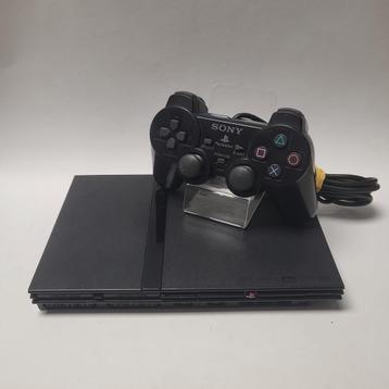 Zwarte Playstation 2 (SCPH-70004) + Controller beschikbaar voor biedingen