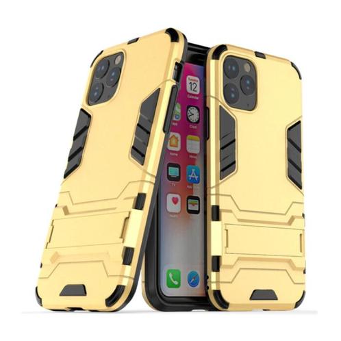iPhone 11 - Robotic Armor Case Cover Cas TPU Hoesje Goud +, Télécoms, Téléphonie mobile | Housses, Coques & Façades | Apple iPhone