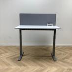 Zit-sta Kinnarps elektrisch bureau met akoestische wand,, Stabureau