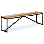 vidaXL Bankje 160x35x45 cm massief mangohout, Huis en Inrichting, Verzenden, Nieuw