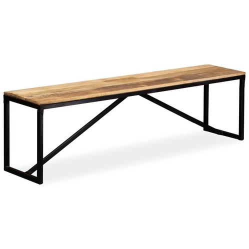 vidaXL Bankje 160x35x45 cm massief mangohout, Huis en Inrichting, Overige Huis en Inrichting, Nieuw, Verzenden
