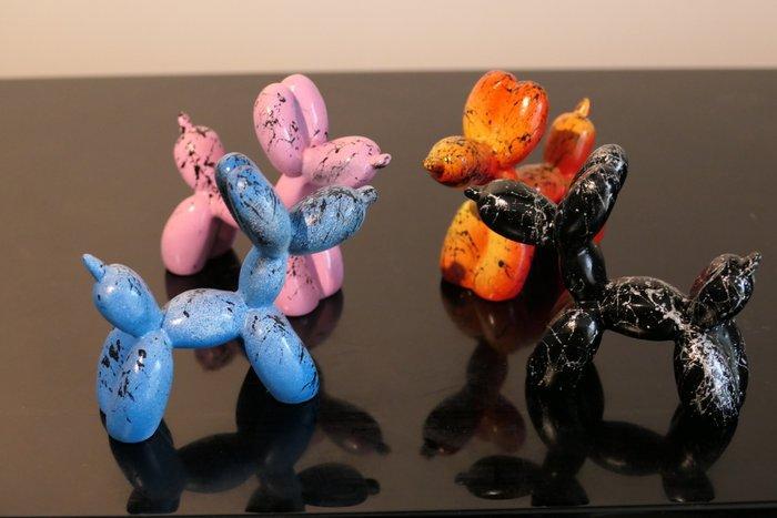 RichART - Lot de 4 balloon dog version graffiti, Antiek en Kunst, Kunst | Designobjecten