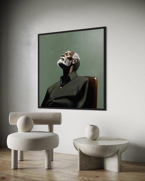 Houessou Koffins Bryan (1999) - Écouter le silence, Antiek en Kunst, Kunst | Schilderijen | Modern
