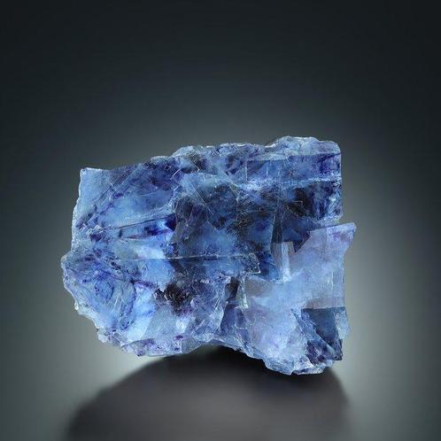 Prachtige Phantom FLUORIET Cluster uit Yaogangxian, China, Verzamelen, Mineralen en Fossielen