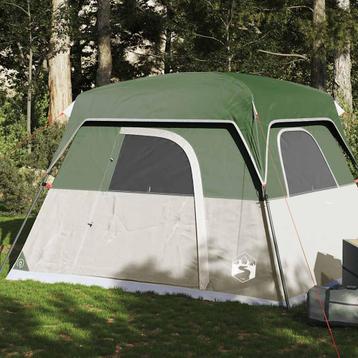 vidaXL Tent 4-persoons waterdicht groen beschikbaar voor biedingen