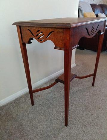Bijzettafel - Mahonie, Antiek en Kunst