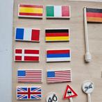 Lego Pièces - Ville - Various Lego pieces flags / road