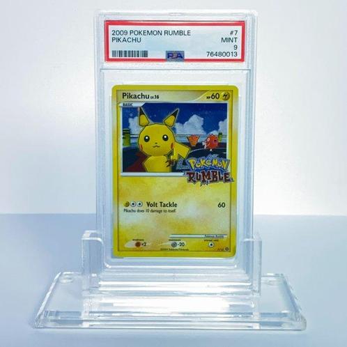 Pikachu Holo - Pokemon Rumble 2009 - 7/16 Graded card - PSA, Hobby en Vrije tijd, Verzamelkaartspellen | Pokémon