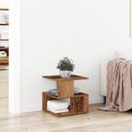 vidaXL Bijzettafel Oud Hout 40x40x40 cm Geëngineerd Hout, Huis en Inrichting, Tafels | Bijzettafels, Verzenden, Nieuw