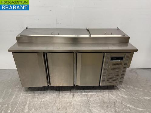 RVS Tefcold Saladette 3 Deuren 179 cm 230V Horeca, Zakelijke goederen, Horeca | Keukenapparatuur, Ophalen of Verzenden