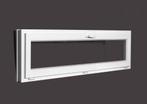 PVC raam kiep b200xh50 cm wit, Nieuw, 120 tot 160 cm, Dubbelglas, Ophalen of Verzenden