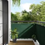 vidaXL Écran de balcon vert foncé 90x1000 cm 100%, Neuf, Verzenden