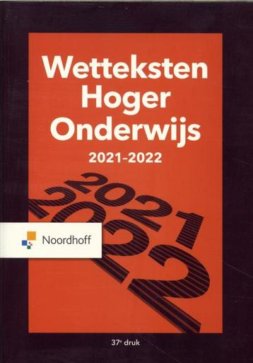 Wetteksten hoger onderwijs / 2021-2022 9789001747671 raad, Verzenden, Raad