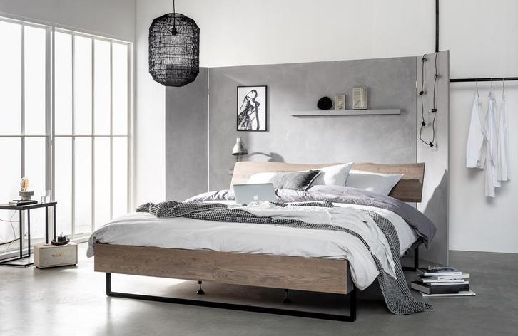 Snel leverbaar: Bedframe Balance Raw - Snel leverbaar |, Huis en Inrichting, Slaapkamer | Bedden, Nieuw, Verzenden