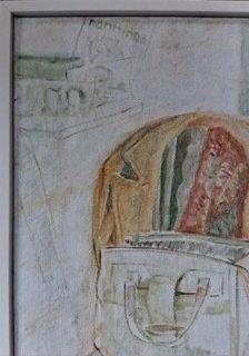 Aimée Crince le Roy (1928-2008) - Stoel met gele jas