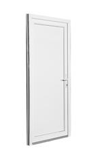 PVC Deur volpaneel Basic Plus b98xh204 cm antraciet R, Doe-het-zelf en Bouw, Deuren en Vliegenramen, Nieuw, 80 tot 100 cm, Glas