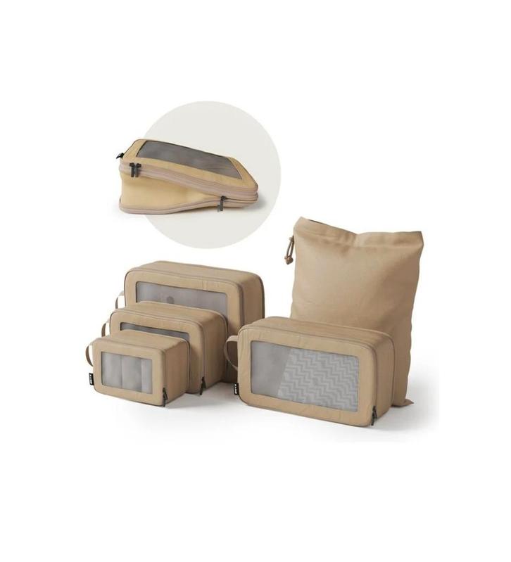 2dekans | ONYX Compressie Packing Cubes - 5 stuks - Koffer, Handtassen en Accessoires, Koffers, Ophalen of Verzenden