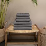 Lot de serviettes de bain premium - anthracite - 6 pièces |, Verzenden