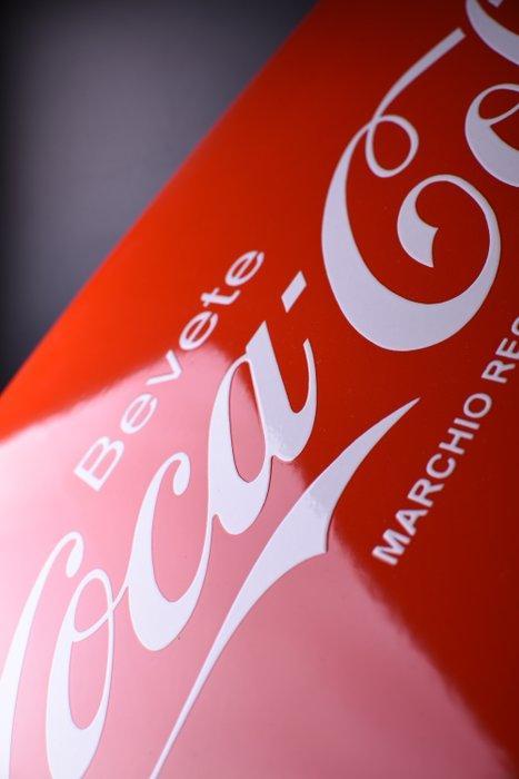 Coca-Cola - Emaille bord - XL Coca-Cola reclame emaillen, Antiek en Kunst, Antiek | Wandborden en Tegels