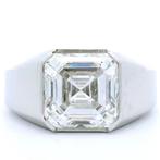 Bague Platine - 5.06ct. tw. Diamant (Cultivé en laboratoire), Handtassen en Accessoires, Nieuw