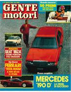 1984 GENTE MOTORI MAGAZINE 08 ITALIAANS