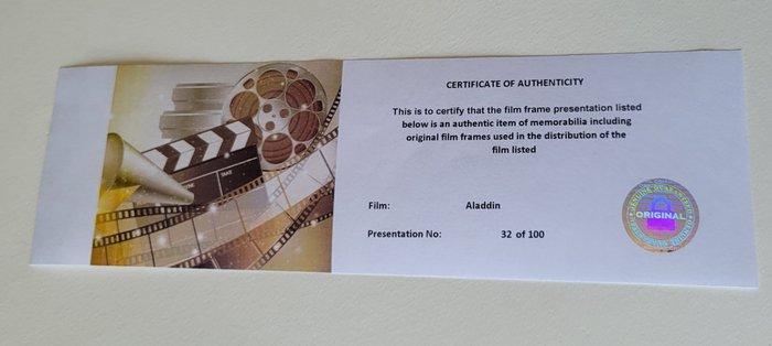 Aladdin - Framed Film Cell Display with COA, Verzamelen, Disney