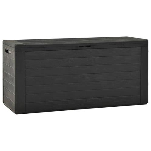 vidaXL Tuinbox 116x44x55 cm antraciet, Tuin en Terras, Bergingen en Tuinkasten, Nieuw, Verzenden