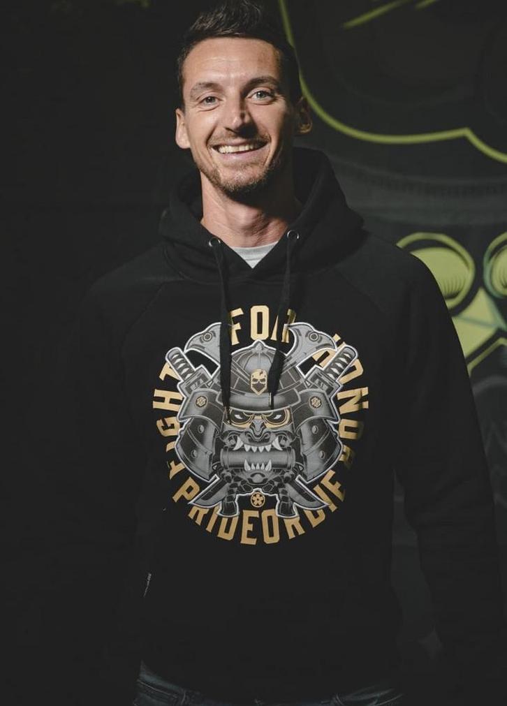 Hoodie PRiDEorDiE Fight for Honor Zwart, Kleding | Heren, Sportkleding, Zwart, Maat 56/58 (XL), Nieuw, Vechtsport, Verzenden