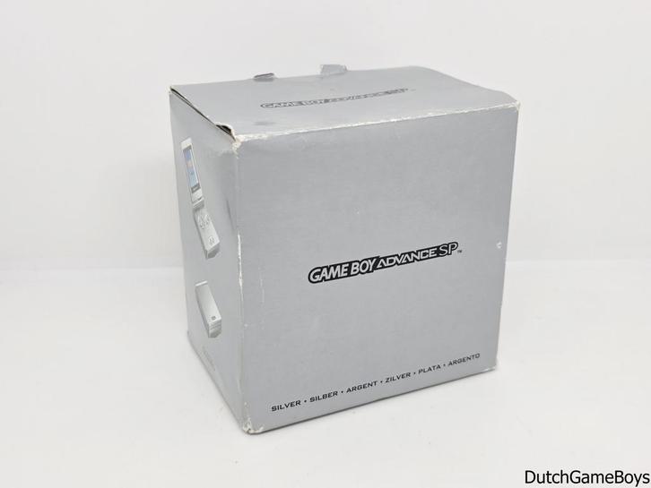 Gameboy Advance / GBA SP - Console - Silver - Boxed, Games en Spelcomputers, Spelcomputers | Nintendo Game Boy, Gebruikt, Verzenden