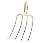 Mestvork zonder steel 4 tanden, 31 x 23 cm - kerbl, Tuin en Terras, Hand-tuingereedschap, Nieuw