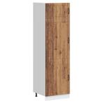 vidaXL Keukenkast Lucca bewerkt hout oud houtkleurig, Huis en Inrichting, Verzenden, Nieuw