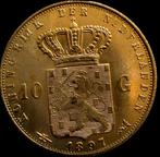 Nederland. Wilhelmina. 10 Gulden 1897, Postzegels en Munten, Munten | Nederland