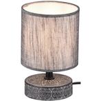 LED Tafellamp - Trion Maria - E14 Fitting - Rond - Mat Grijs, Verzenden, Nieuw