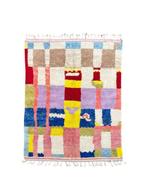 Tapis en laine moderne, vif et coloré - Tapis marocain -, Huis en Inrichting, Nieuw
