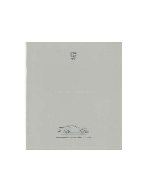 1986 PORSCHE 911 TURBO BROCHURE DUITS, Boeken, Auto's | Folders en Tijdschriften