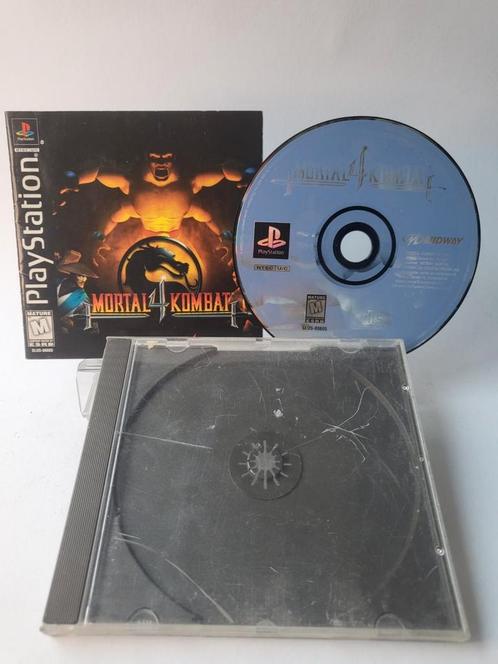 Mortal Kombat 4 Playstation 1, Games en Spelcomputers, Games | Sony PlayStation 1, Zo goed als nieuw, Ophalen of Verzenden