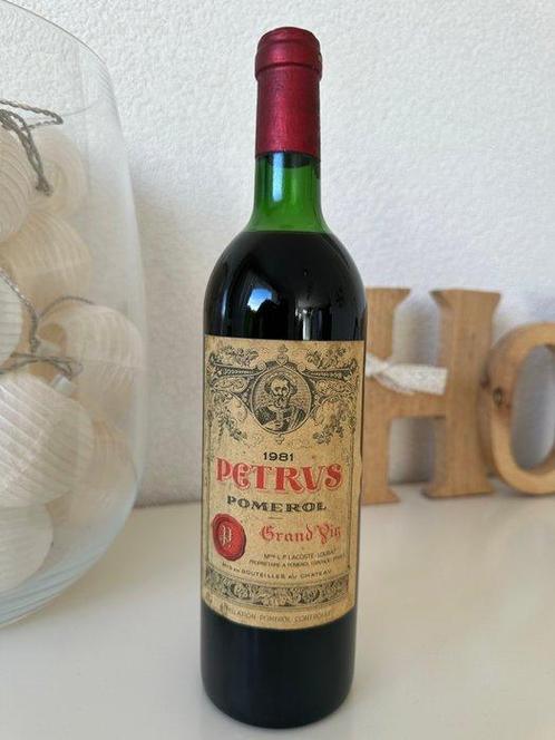 1981 Petrus - Pomerol - 1 Fles (0,75 liter), Verzamelen, Wijnen