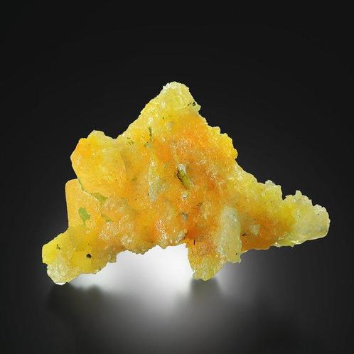 Verbazingwekkende gele WULFENITE Onderra-mijn, Namibië, Verzamelen, Mineralen en Fossielen
