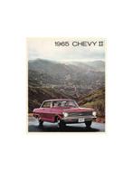 1965 CHEVROLET CHEVY II BROCHURE ENGELS, Ophalen of Verzenden