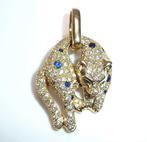 Hanger - 18 karaat Geel goud - 2.00ct. tw. Diamant