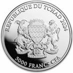 Tchad. 5000 Francs 2024 1 oz 5000 CFA Francs Republic of