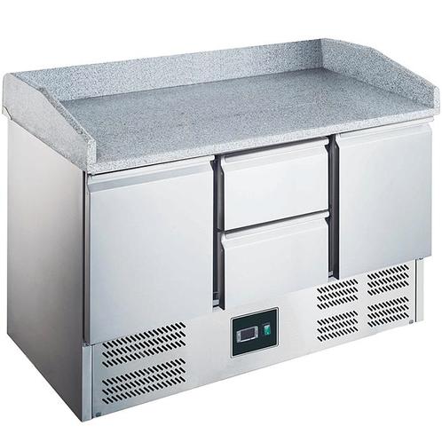 SARO Pizzawerkbank met glasvitrine - ES 903 PZ 2/2, Zakelijke goederen, Horeca | Keukenapparatuur, Koelen en Vriezen, Verzenden