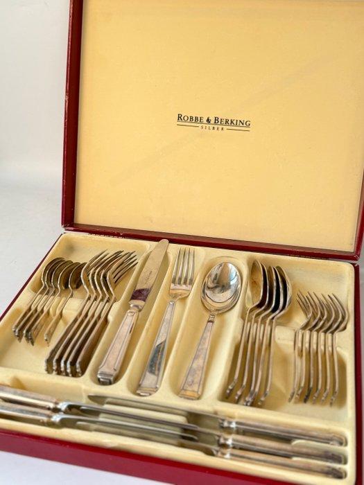 Robbe & Berking – Ménagère Art Déco pour 6 personnes –, Antiek en Kunst, Antiek | Meubels | Tafels