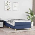 vidaXL Boxspring bed 80x200 cm stof blauw, Verzenden