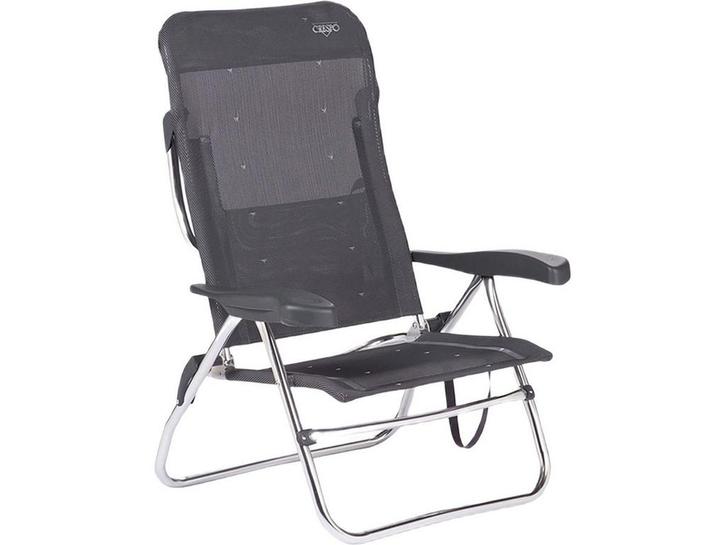 Crespo AL/223 - Strandstoel - Luxe inklapbaar met 7 standen, Caravans en Kamperen, Kampeermeubelen, Zo goed als nieuw, Verzenden